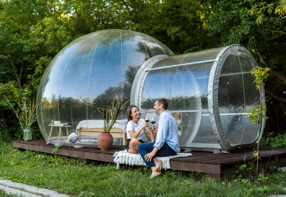 bubble tents for outdoor dining